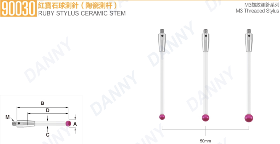 Ruby Stylus Ceramic Stem(图1)