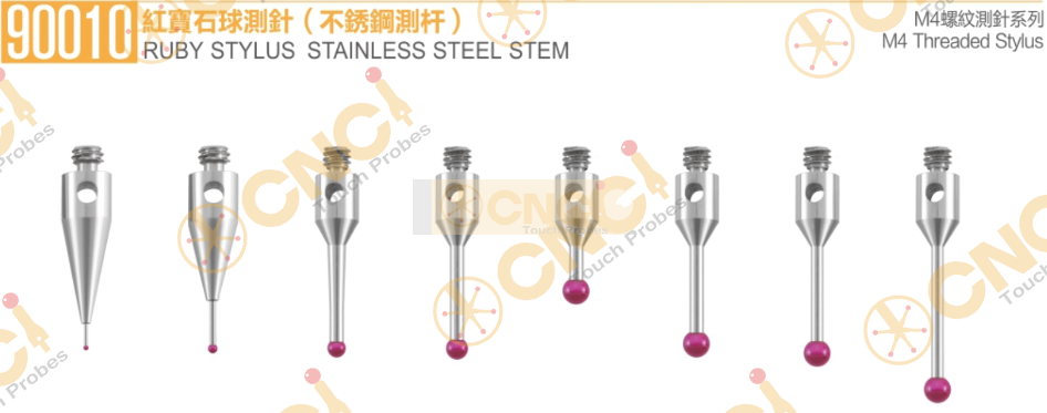 Ruby Stylus Stainless Steel Stem(图1)