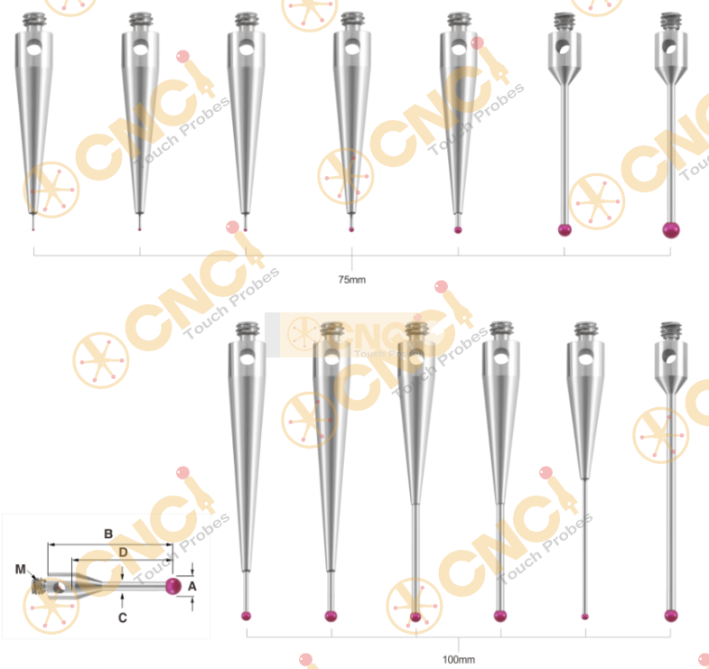 Ruby Stylus Tungsten Carbide Stem(图3)